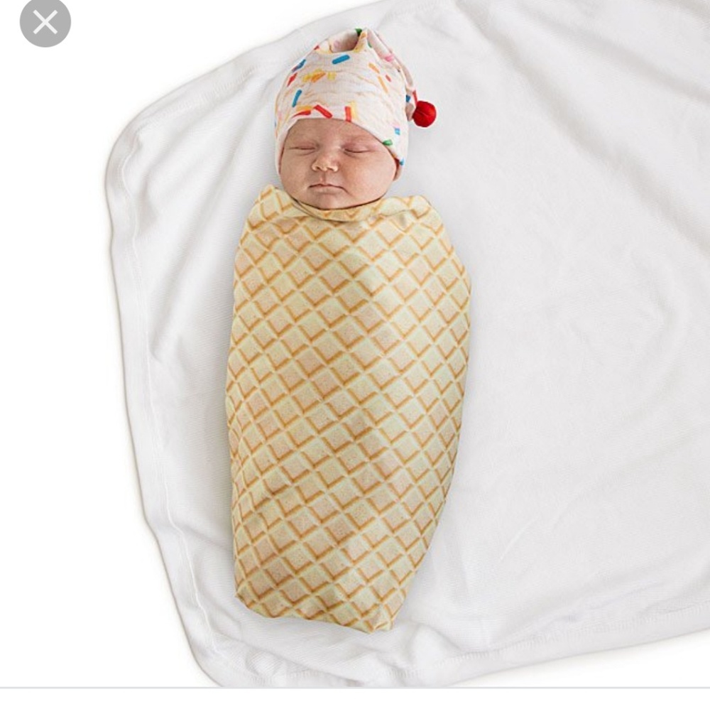 🍨🍭ice cream cone baby swaddle 🍡🍼